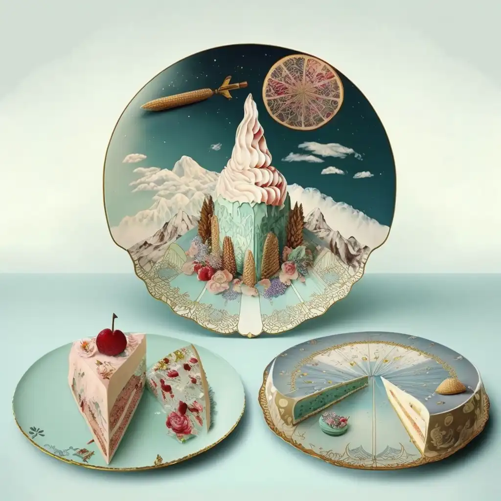 Dessertborden mix en match: combineer stijlen en kleuren voor een speels effect